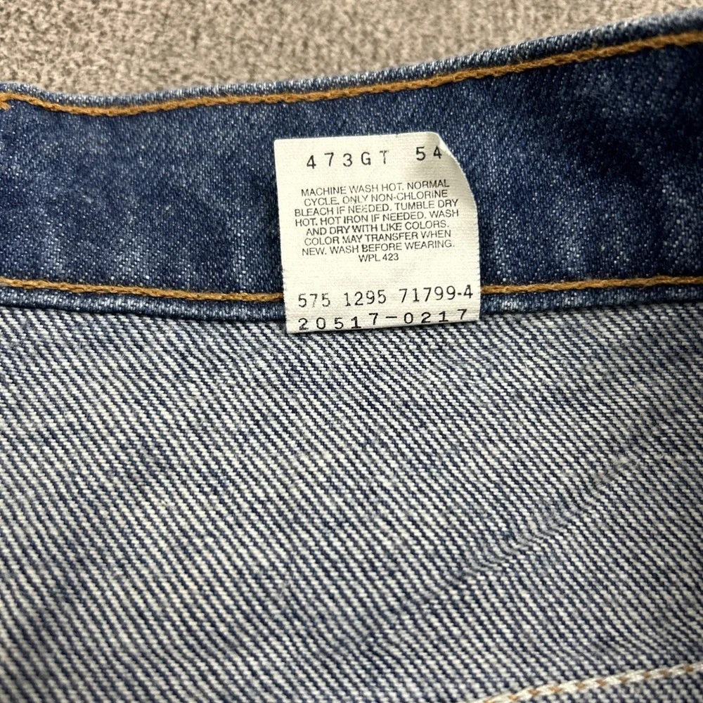 Vintage Levis Jeans Mens 41x33 Blue 517 90s Orange Tab Bootcut USA (Tag42x32)